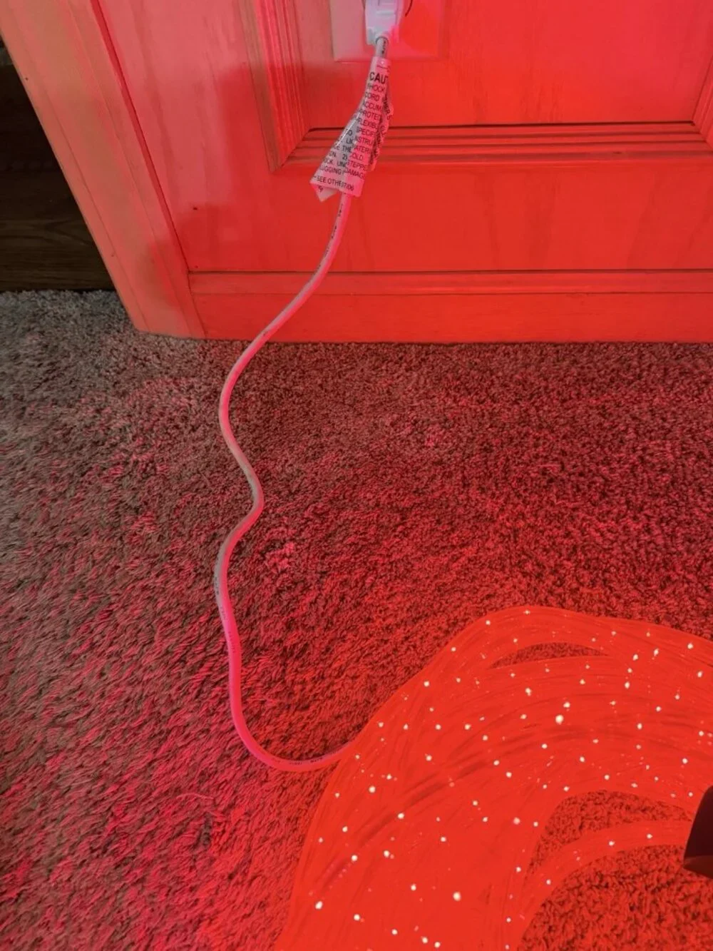 3~ Flexible Red Rope Lights Model: iF2C-E~ Indoor/outdoor ~ 53ft 4in